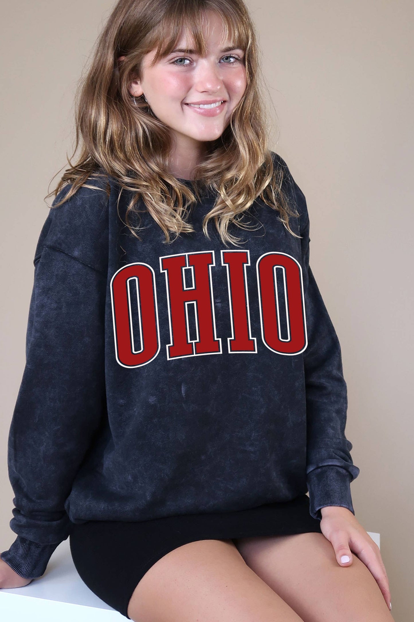 Ohio Puff Mineral Wash Sweatshirt