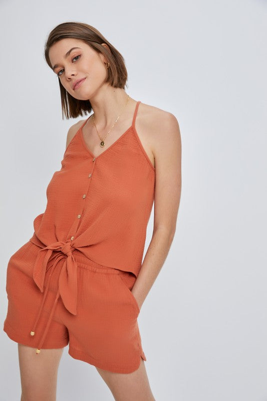 Front Tie Cami