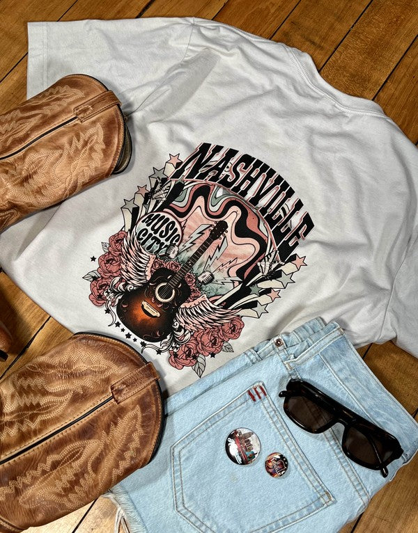 Nashville Music Graphic Tee
