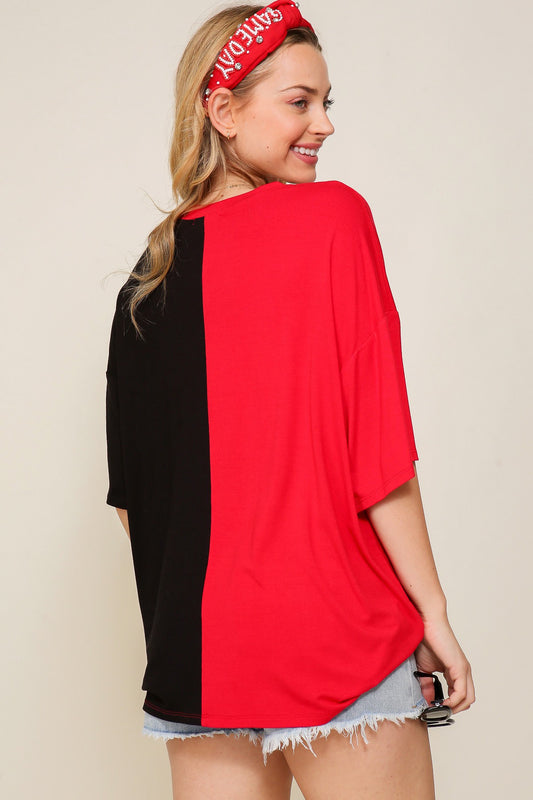 Game Day Colorblock Tee