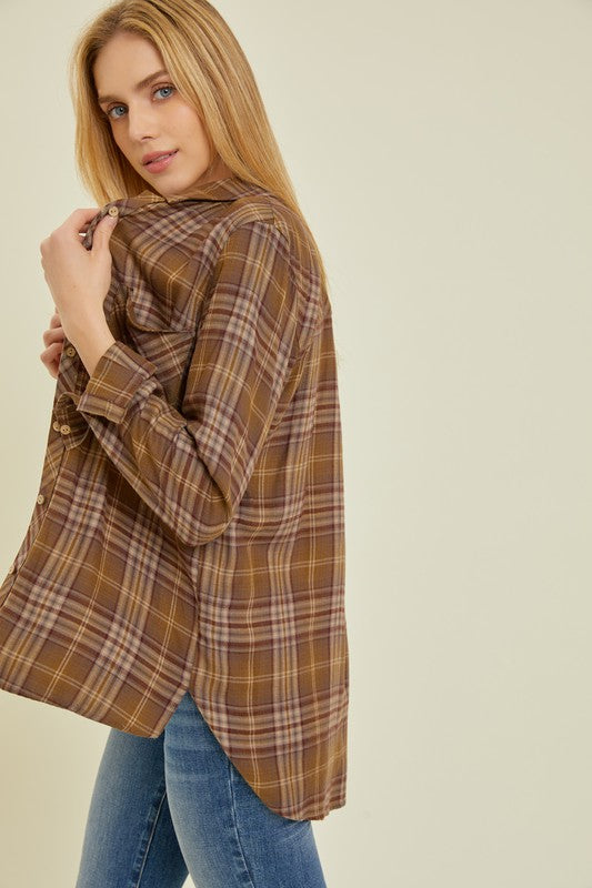 Olive Classic Fit Flannel