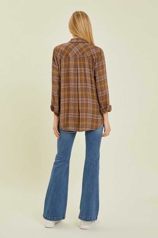Olive Classic Fit Flannel