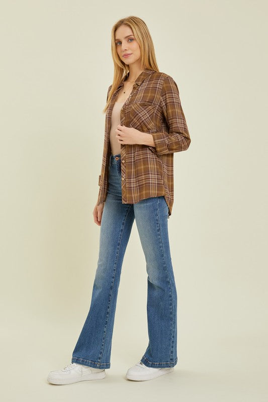 Olive Classic Fit Flannel