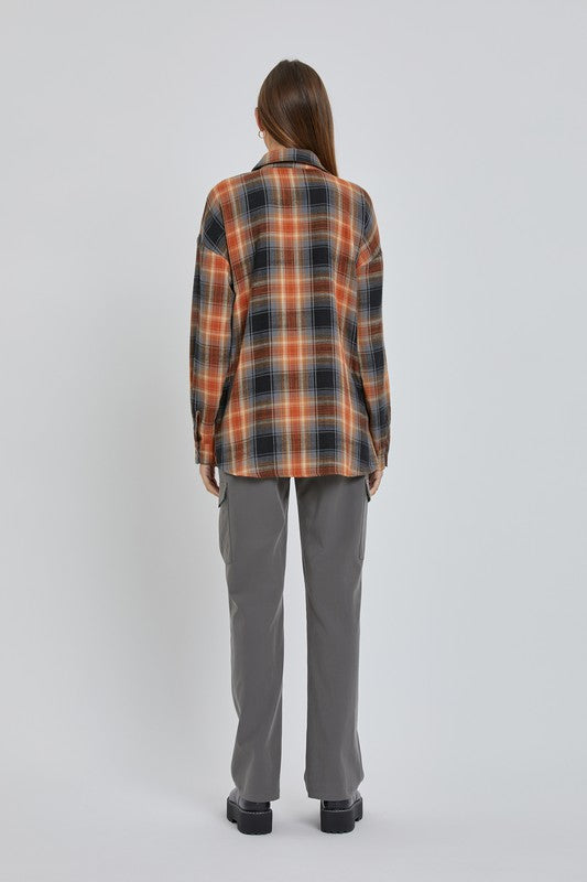 Amber Oversize Boyfriend Flannel