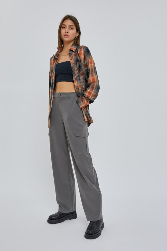 Amber Oversize Boyfriend Flannel