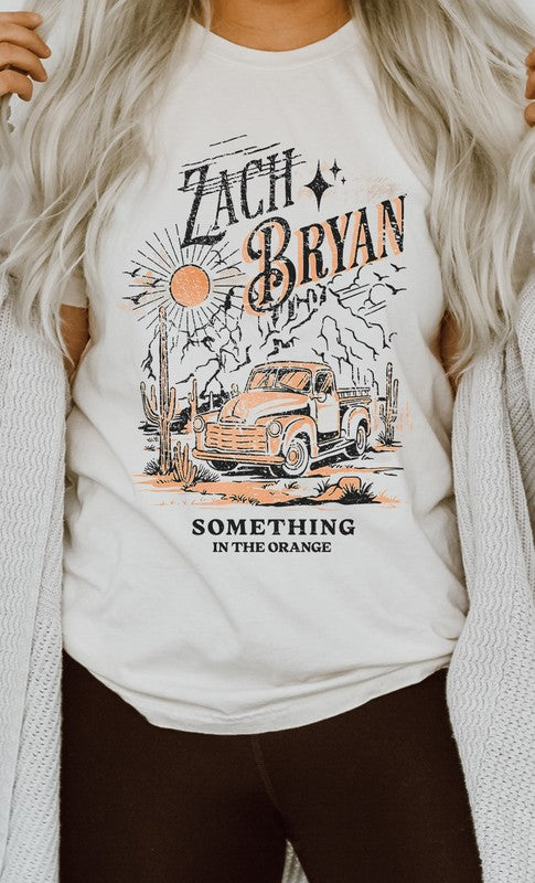 Something Orange Western Graphic Tee