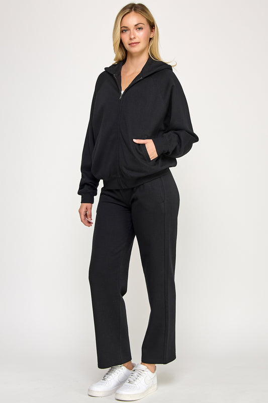 Basic Fleece Full Zip Sweatshirt
