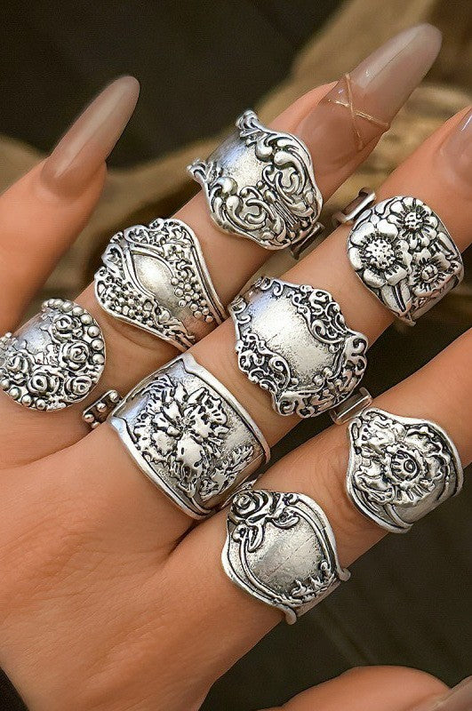 Vintage Boho Spoon Ring