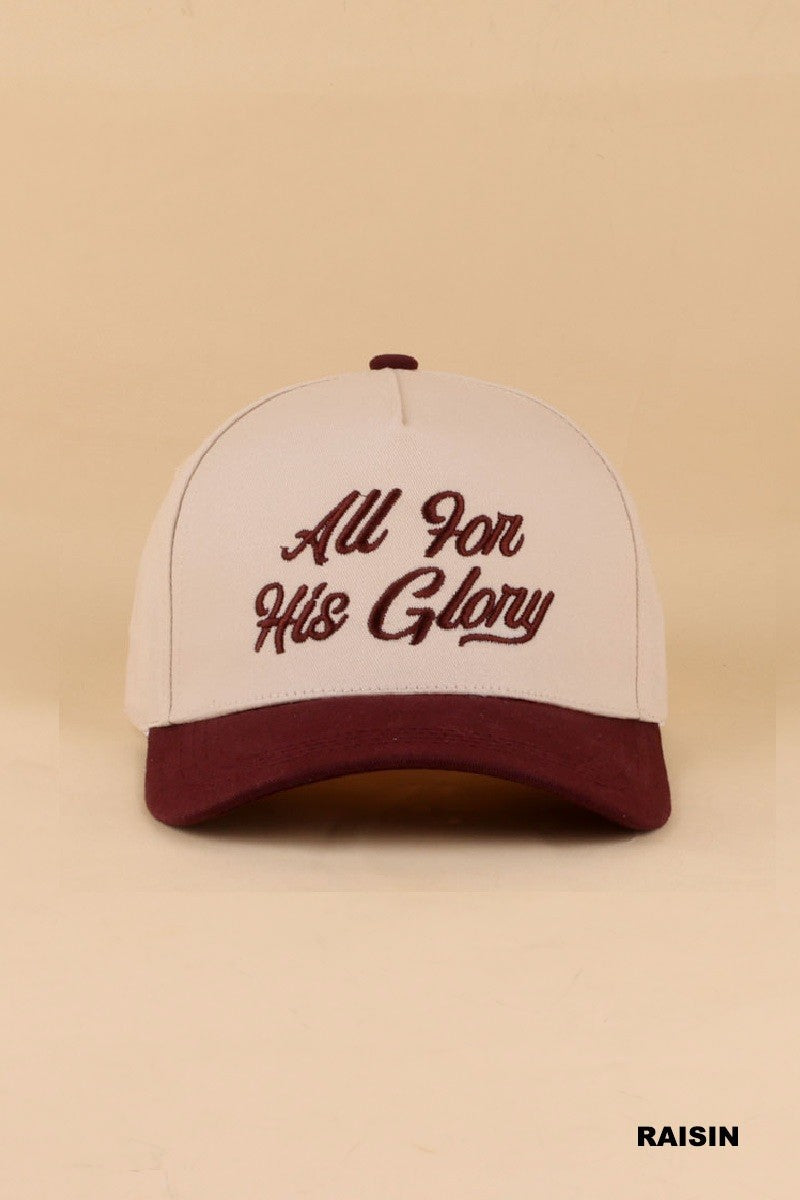 All For His Glory Hat