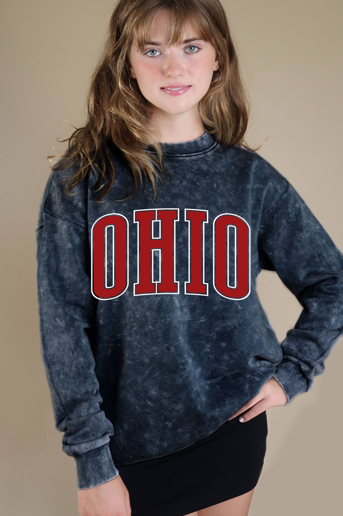 Ohio Puff Mineral Wash Sweatshirt