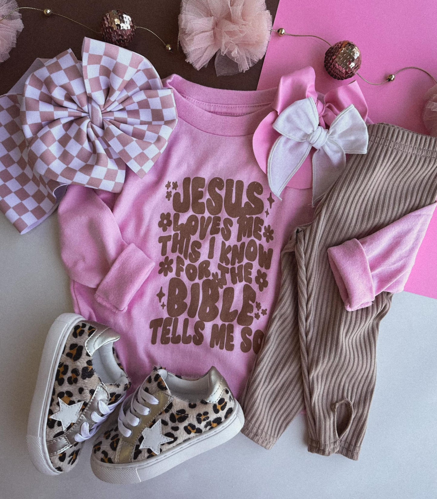 Kids Jesus Loves Me Long Sleeve Tee