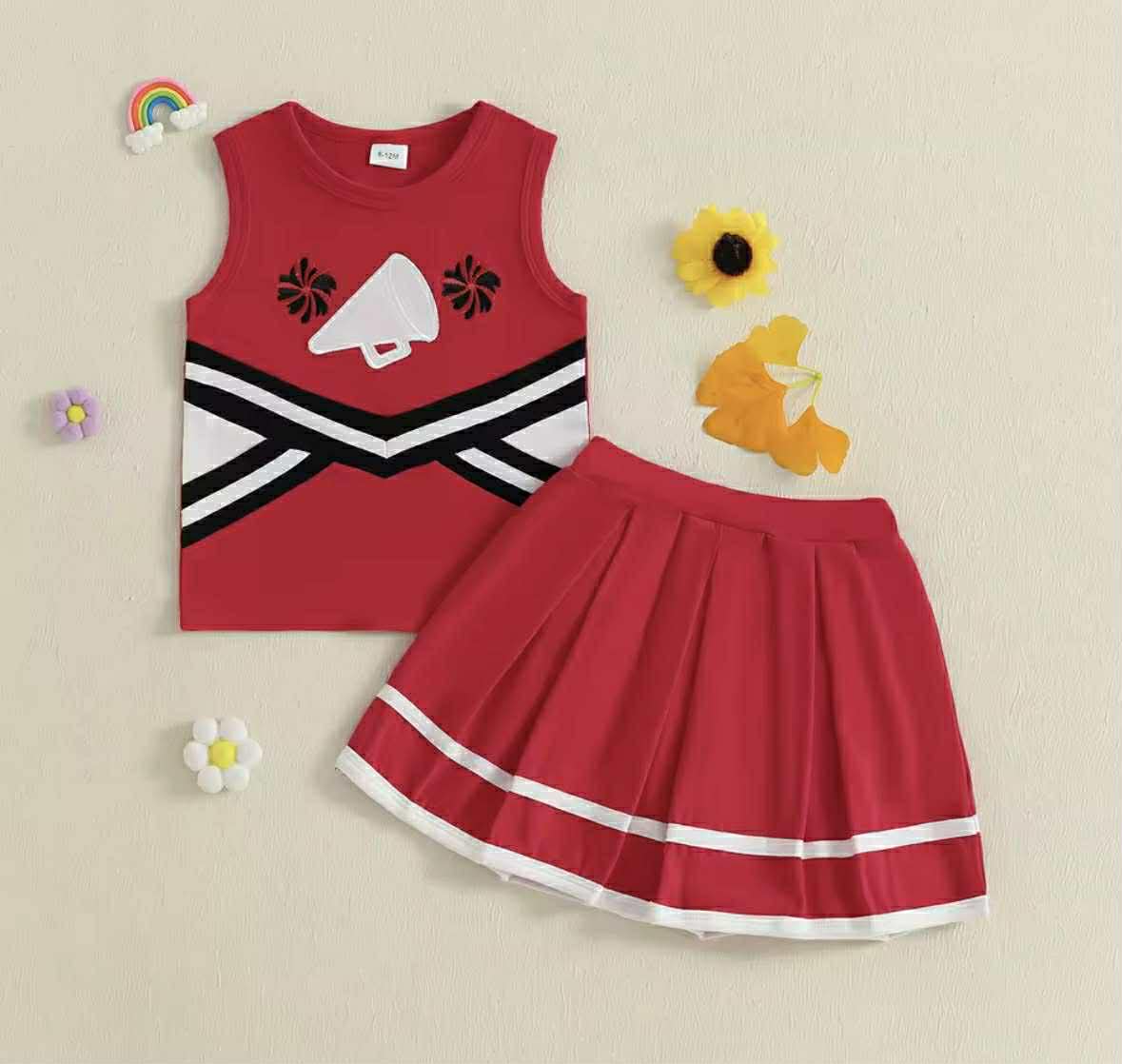Kids Two Piece Cheerleader Set