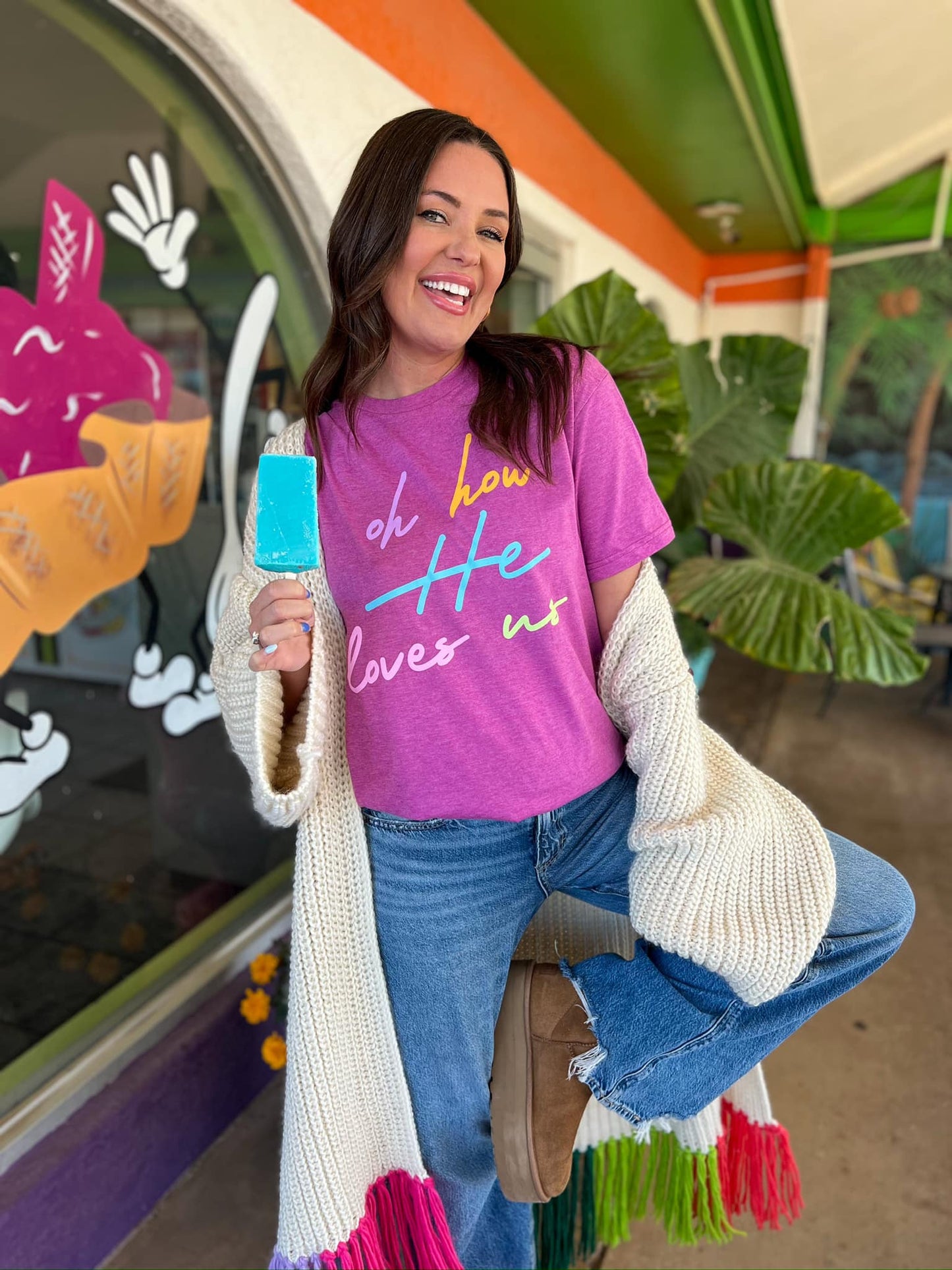 Oh How He Loves Us Graphic Tee