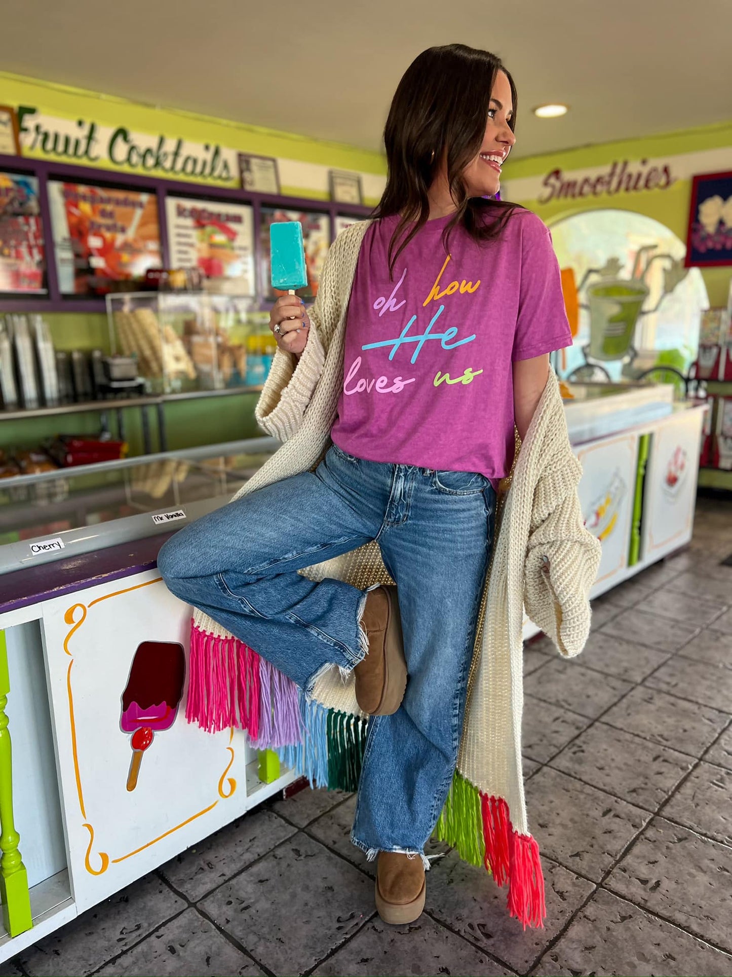 Oh How He Loves Us Graphic Tee