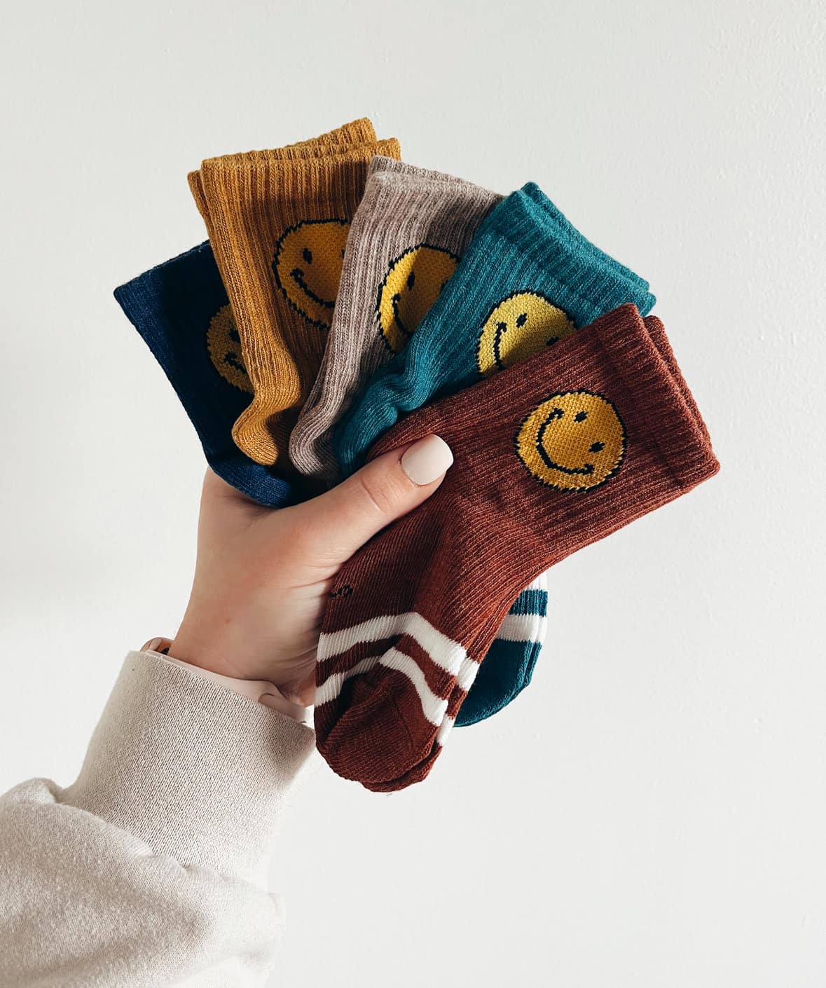 Kids Happy Face Socks