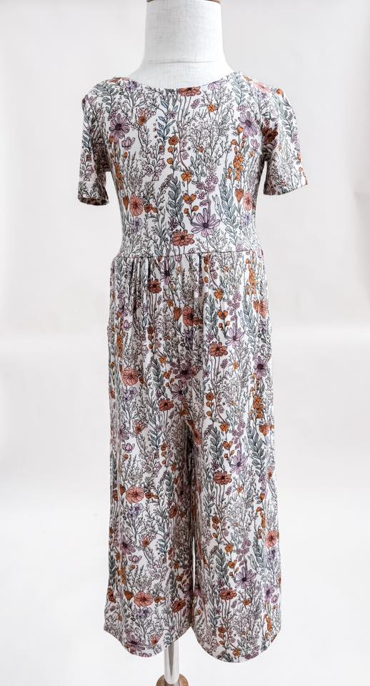 Kids Bamboo Wideleg Jumpsuit