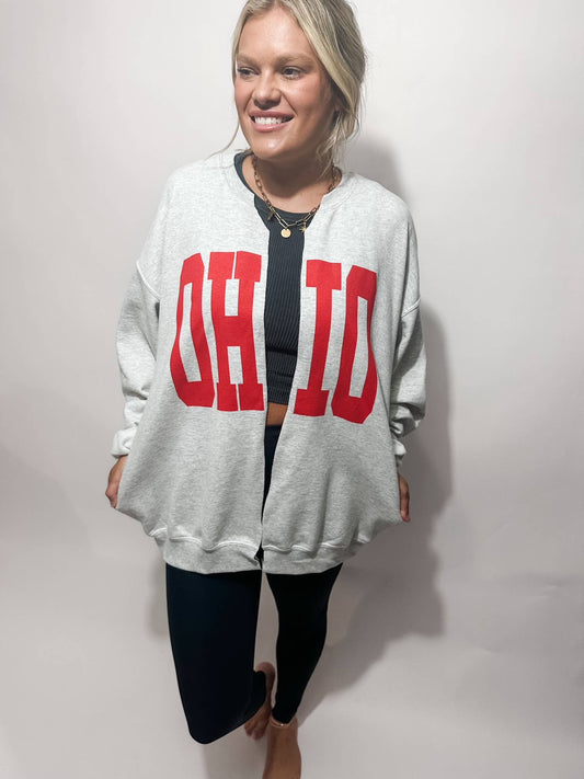 OHIO Sweathirt Cardigan