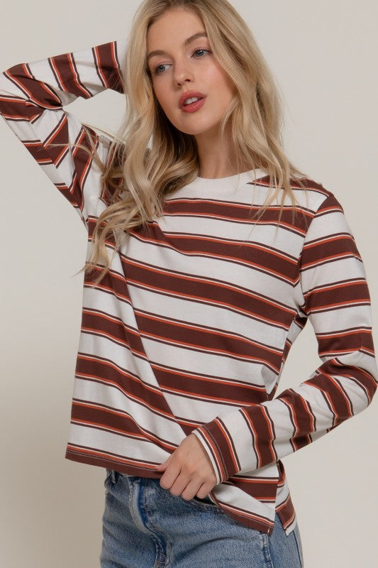 Long Sleeve Multistripe Tee