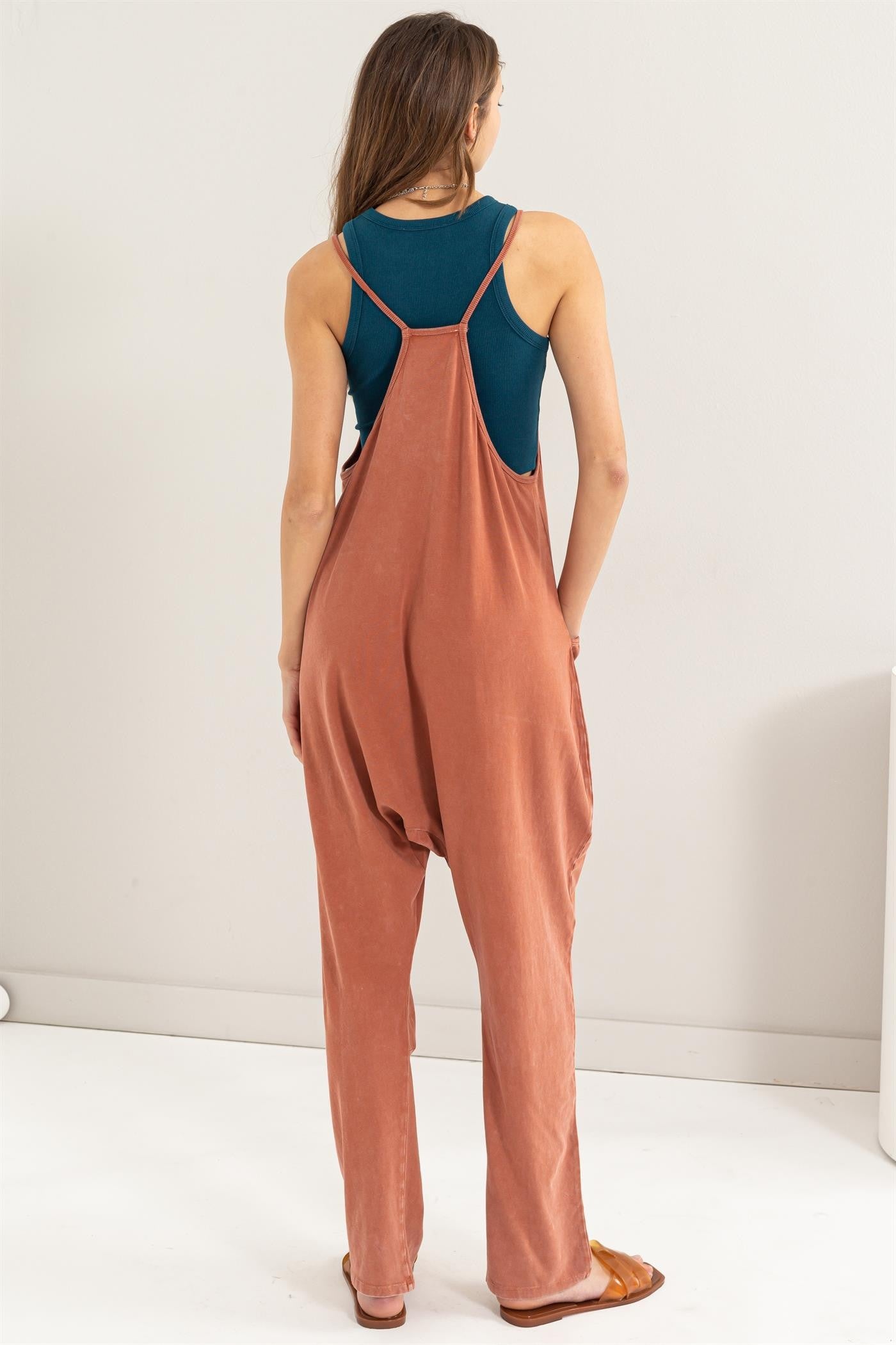 Mineral Wash Cami Jumpsuit