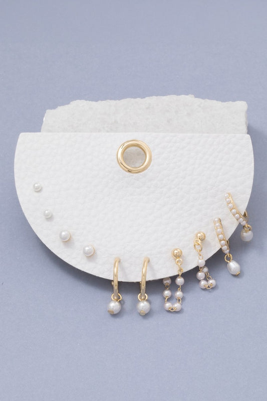 Mixed Hoop and Stud Set