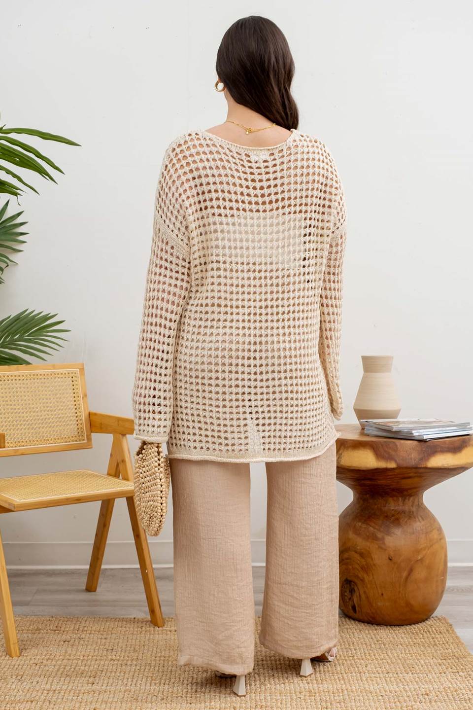 Curvy Oversized Crochet Top