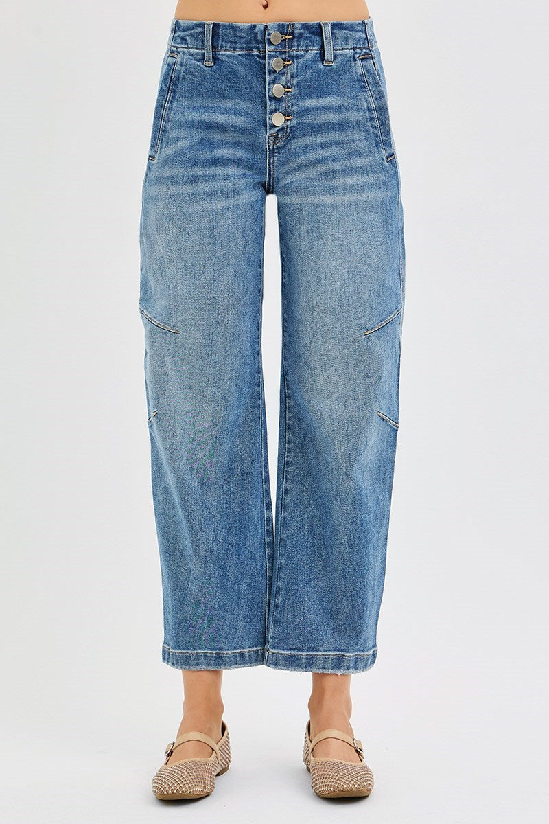 Isla Risen Slouchy Barrel Jean