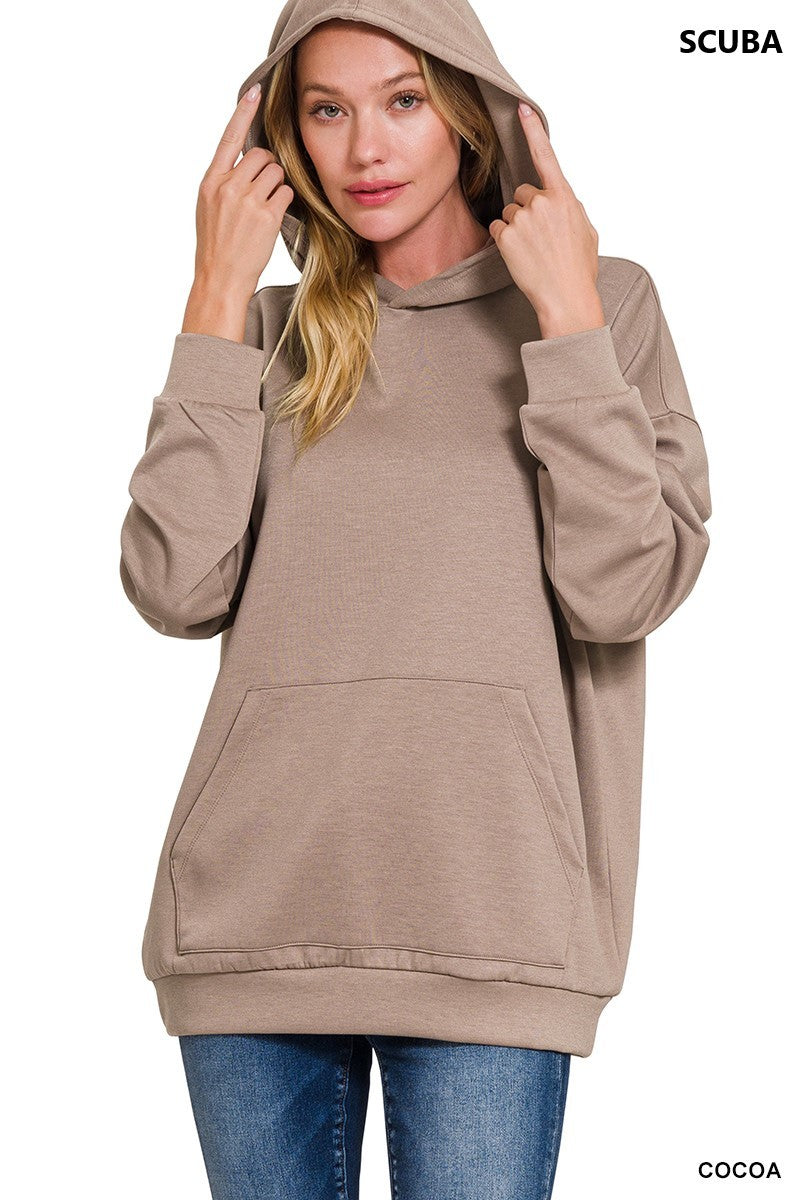 Scuba Hoodie Front Pocket Sweatshirt