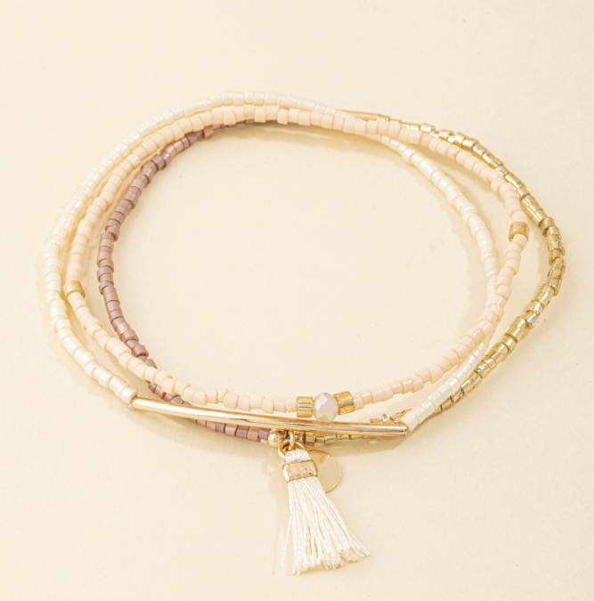Dainty Seed Beed with Tassel