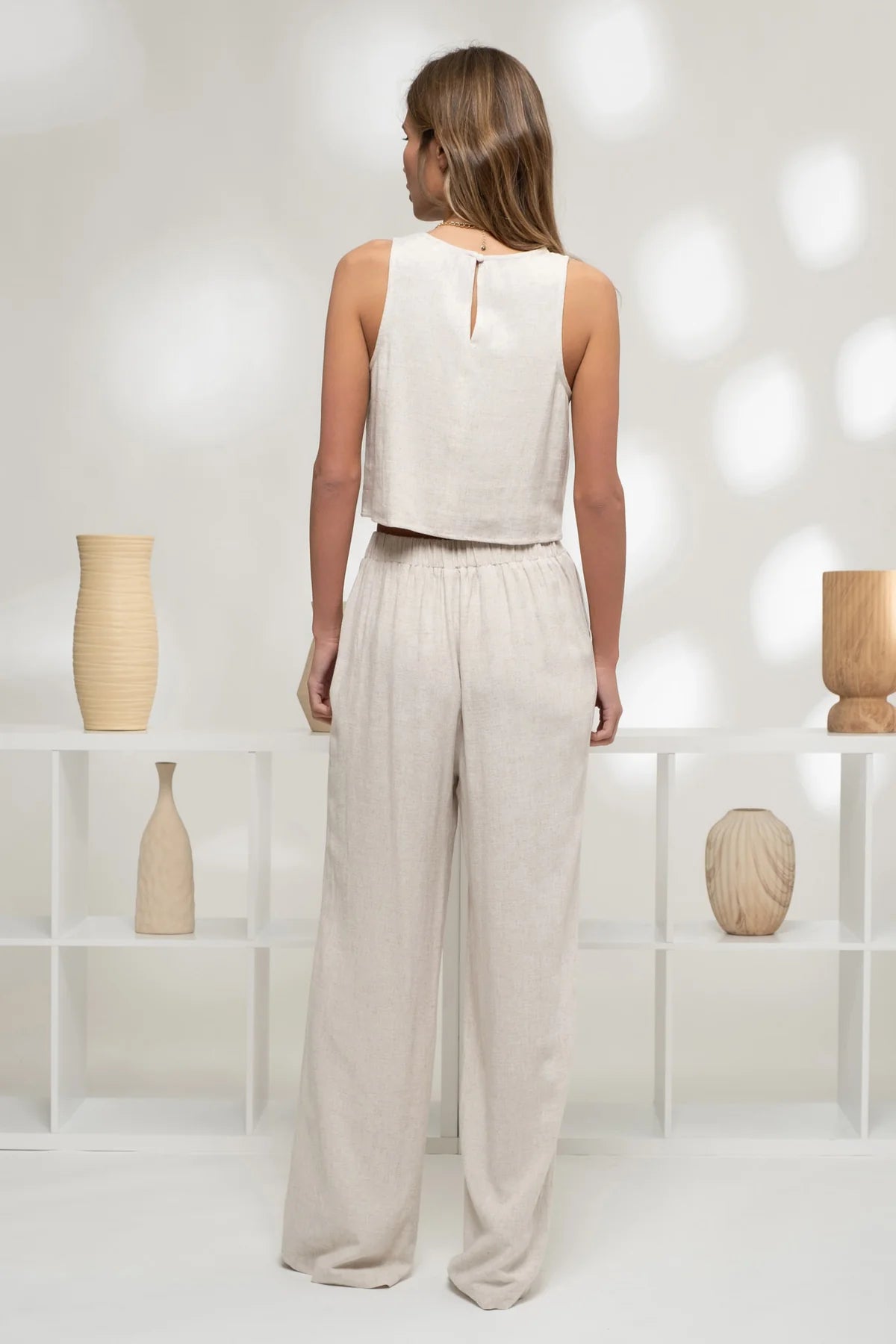 High Waist Wide Leg Pant