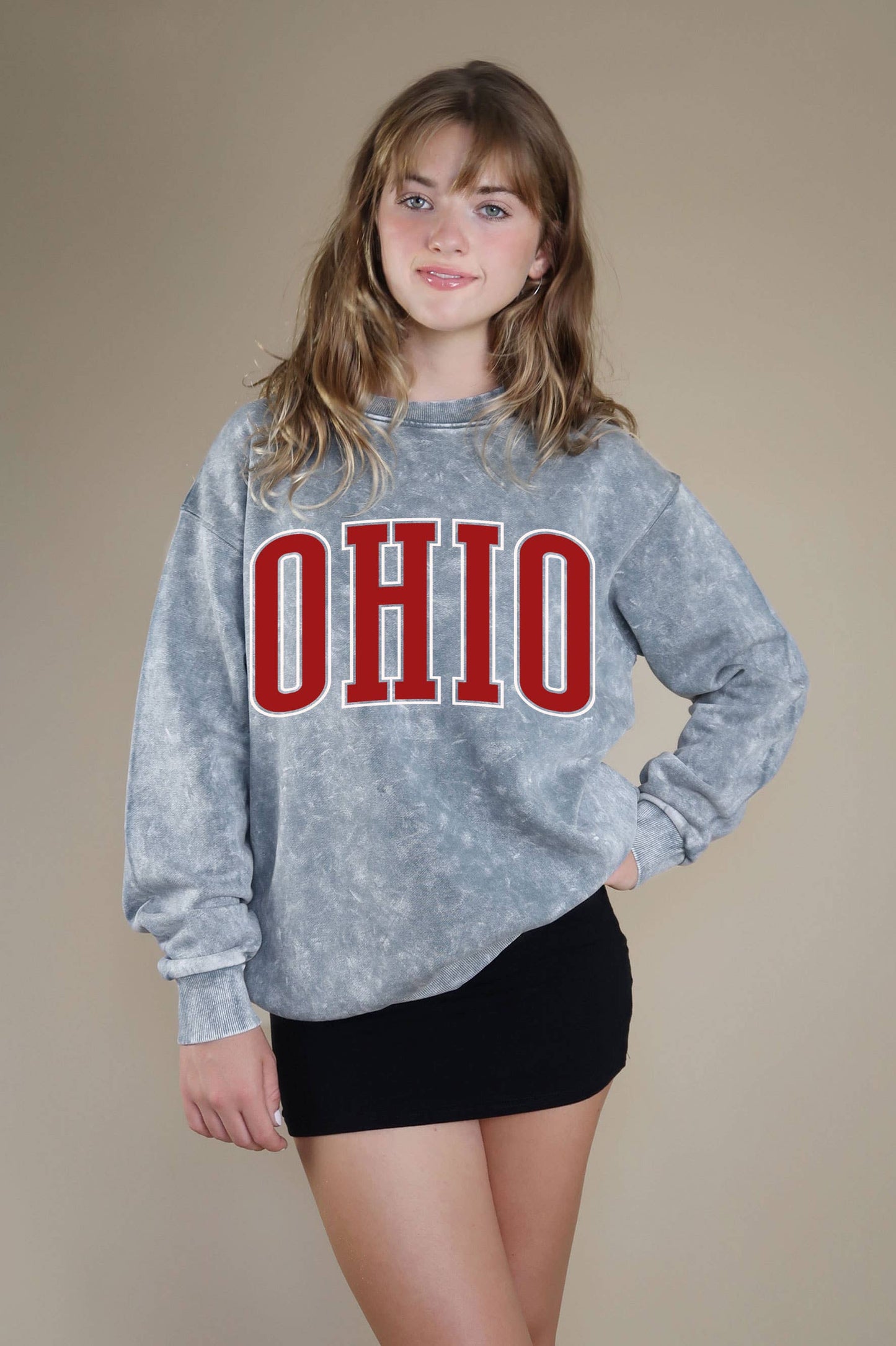 Ohio Puff Mineral Wash Sweatshirt