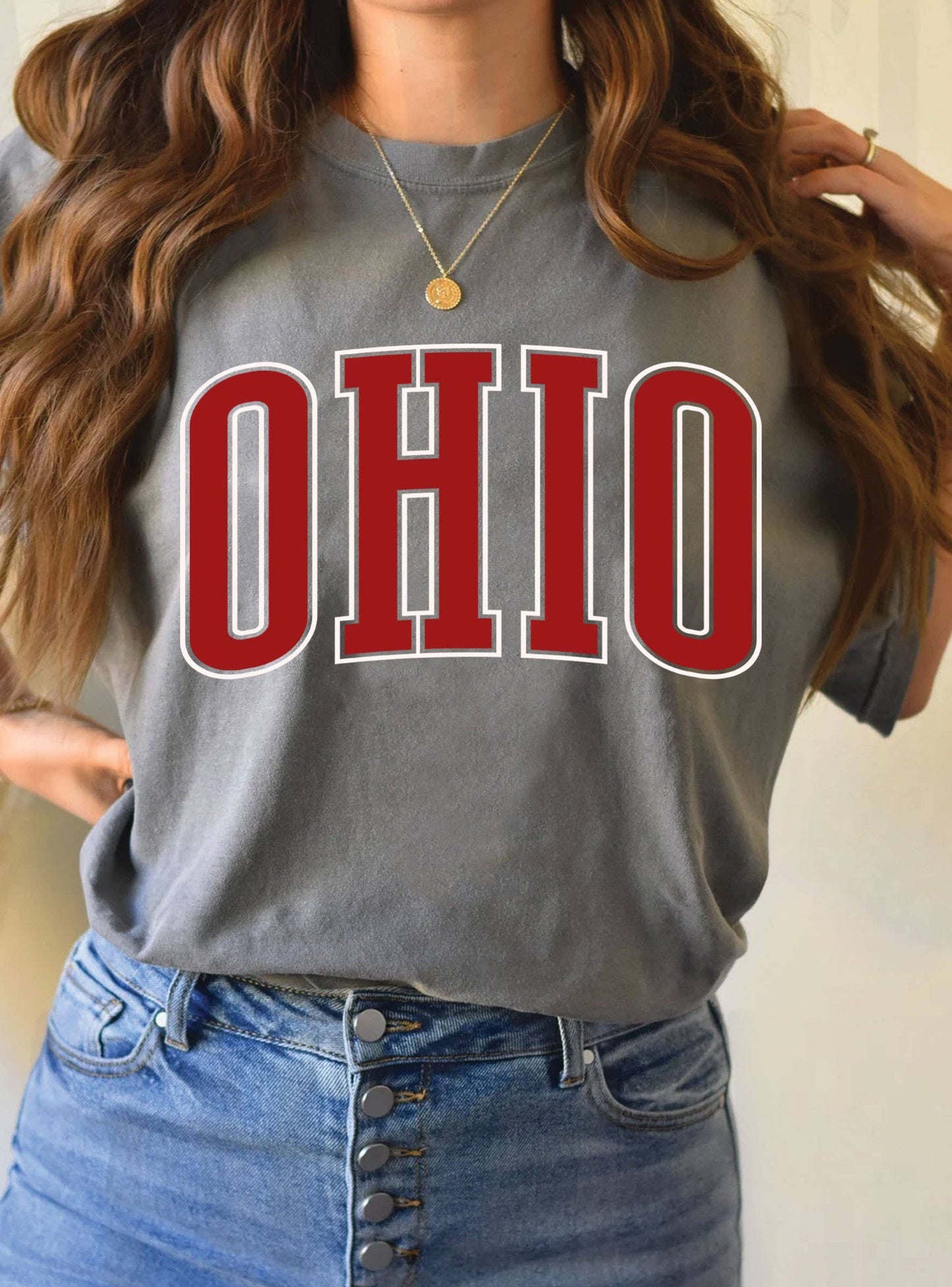 Ohio Puff Print Graphic T-Shirt