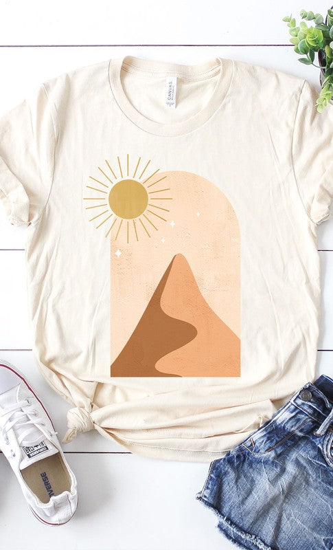 Boho Arch Mountain Graphic Tee