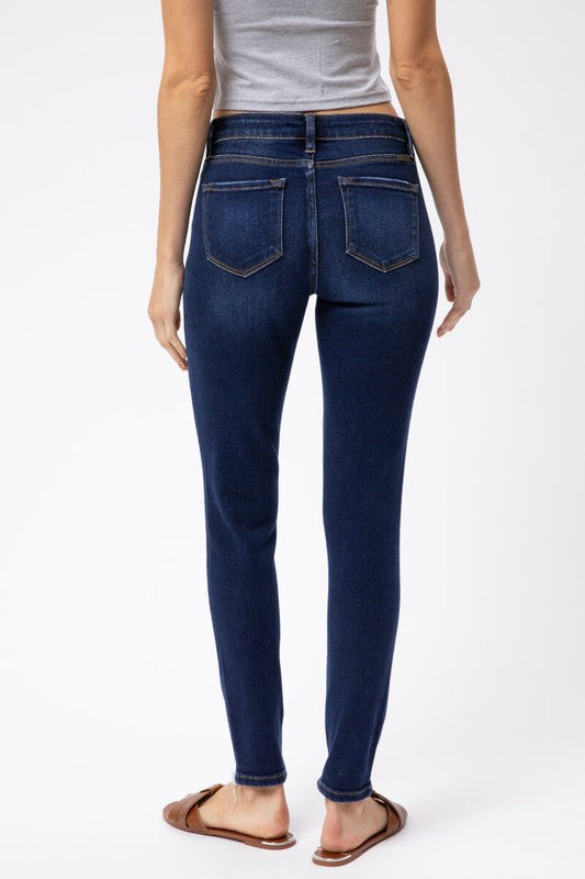 Martha Kancan Mid Rise Distressed Jean
