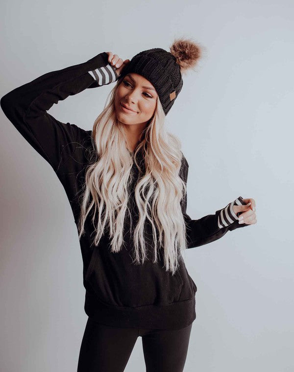 Winter Beanie with Fuzzy