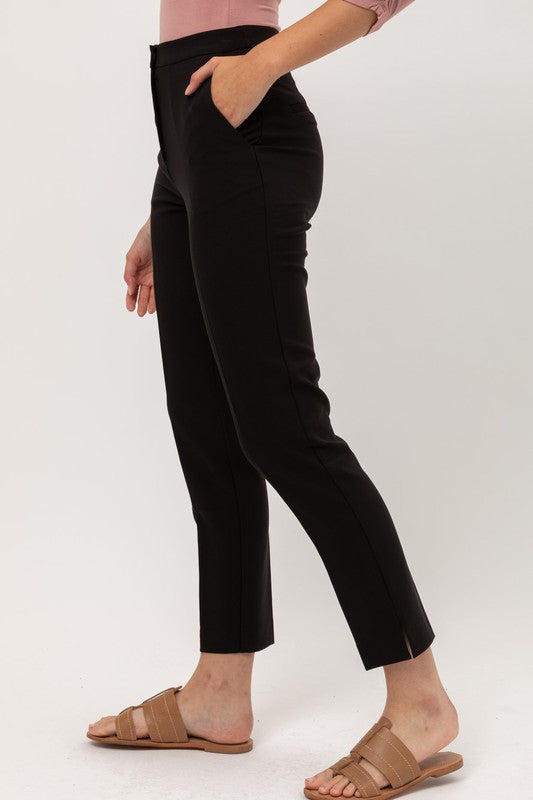 Stretchy Woven Ankle Pant