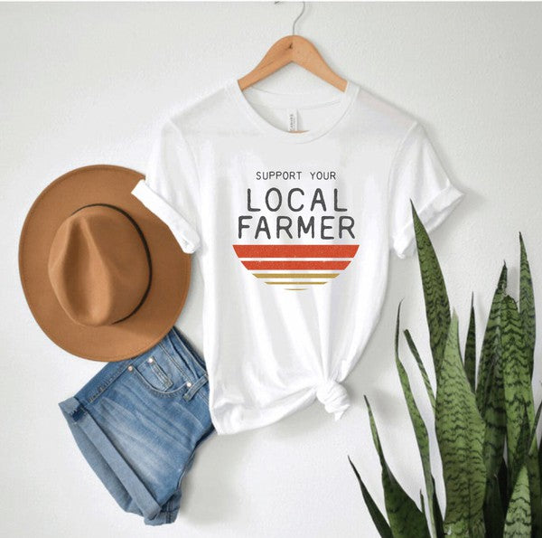Support Your Local Farmer Graphic Tee