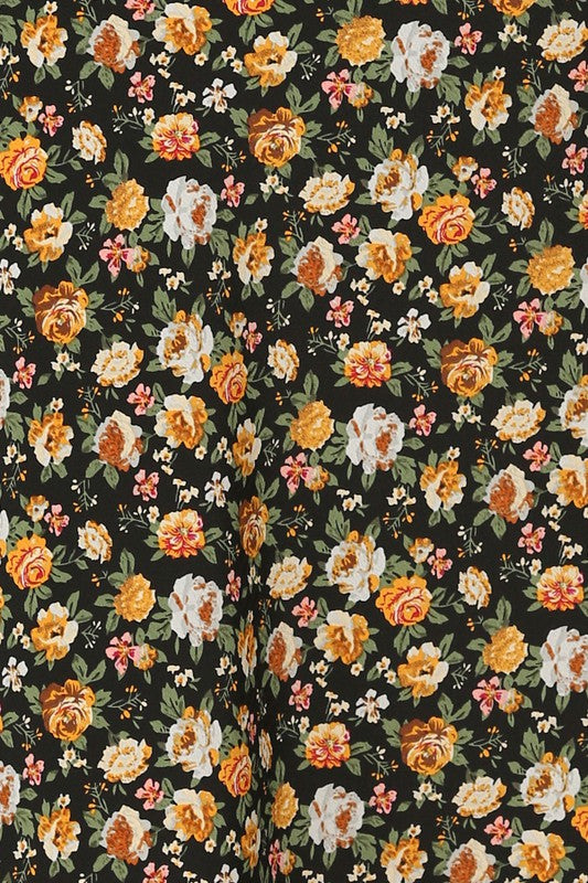 Floral Midi Skirt