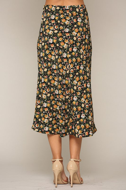 Floral Midi Skirt