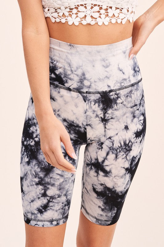 Tie Dye Biker Shorts