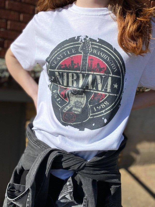 Classic Nirvana Band Tee