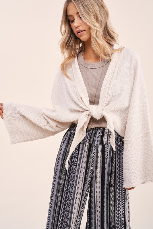 Tie Front Jacket