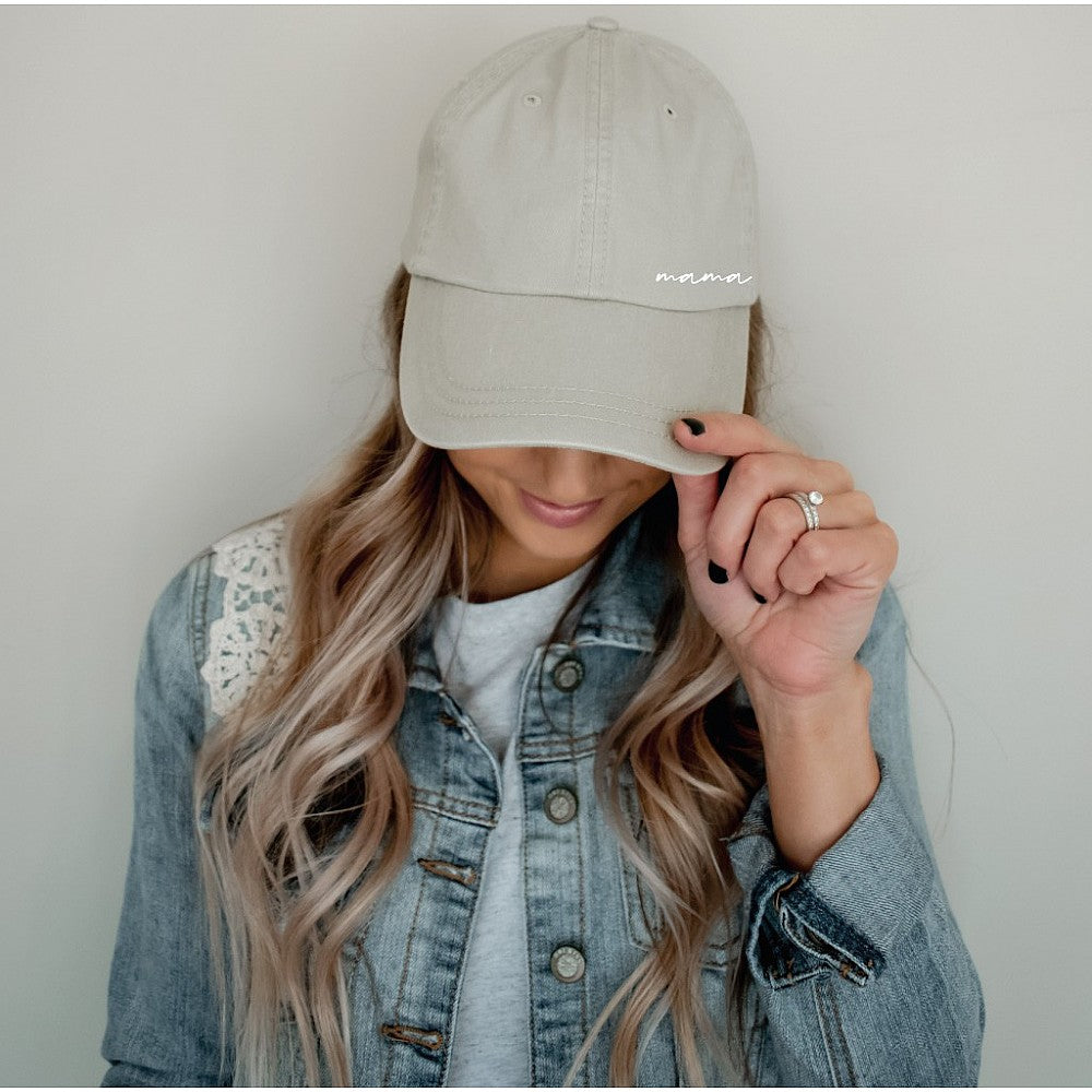 Mama Embroidery Hat