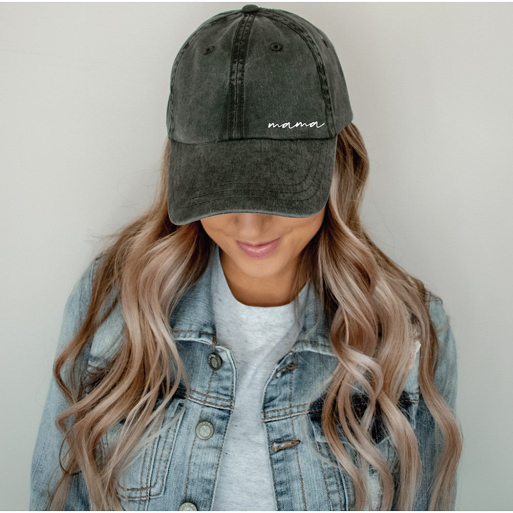 Mama Embroidery Hat