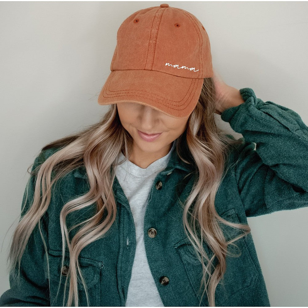 Mama Embroidery Hat