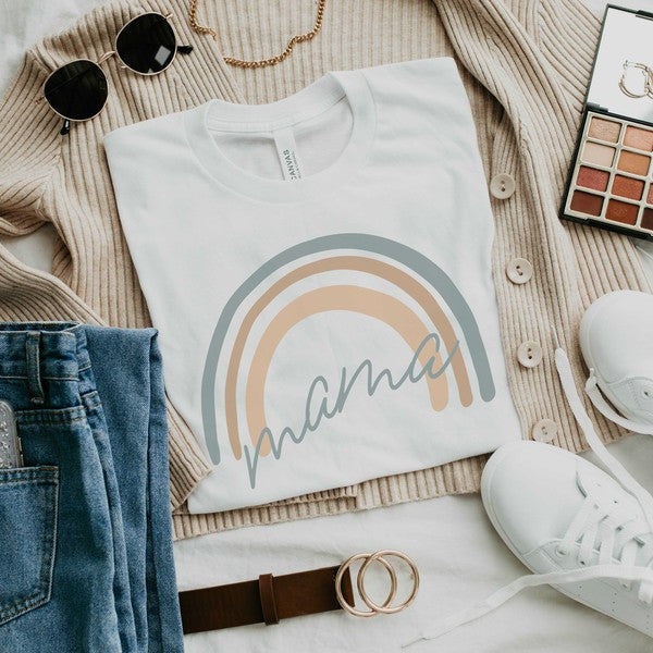 Mama Rainbow Graphic Tee