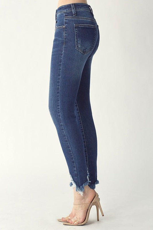 Kylee Button Fly High Rise Denim