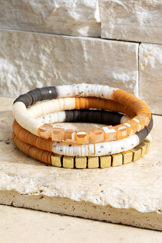 Stackable Mixed Beaded Bracelet