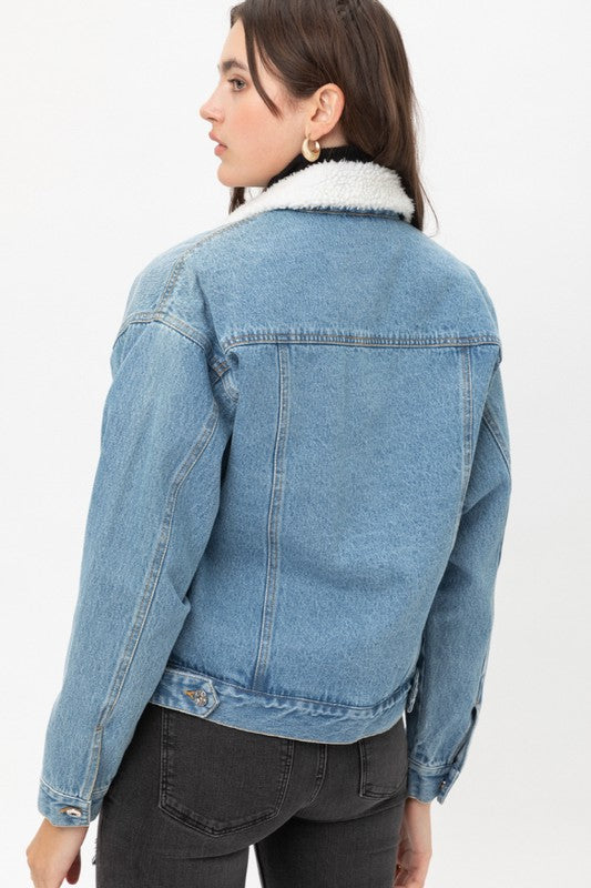 Sherpa Denim Jacket