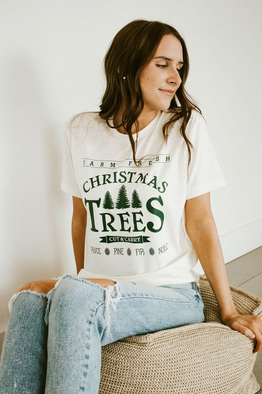 Farm Fresh Christmas Tree Graphic Tee
