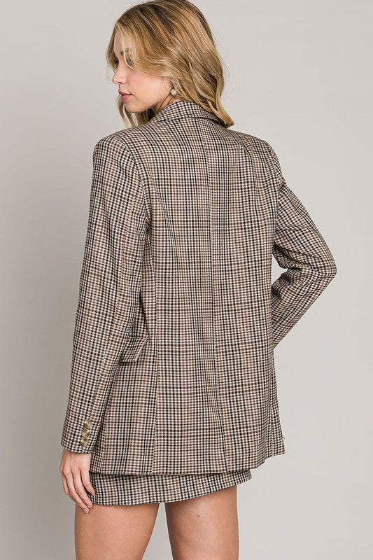 Glen Plaid Blazer